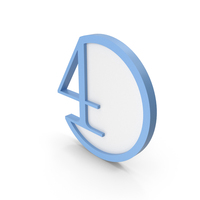 Number 4 Button PNG & PSD Images
