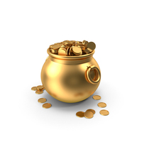Pot Of Gold PNG & PSD Images