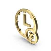 Cost Per Hour Yen Symbol PNG & PSD Images