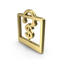 Gift Shopping Bag Dollar Symbol PNG & PSD Images