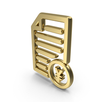 Invoice Yen Symbol PNG & PSD Images