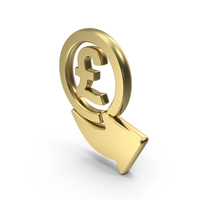 Pound Exchange Arrow Symbol PNG & PSD Images