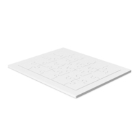 White Jigsaw Board PNG & PSD Images