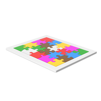 Colorful Jigsaw Board PNG & PSD Images