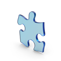Glass Jigsaw Piece PNG & PSD Images