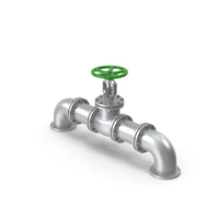 Gate Valve And Pipes V2 PNG & PSD Images