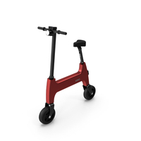 Red Futuristic Electric Bicycle PNG & PSD Images