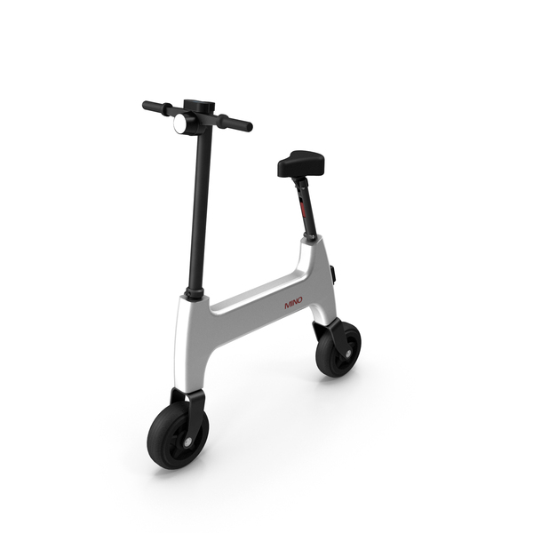 White Futuristic Electric Bicycle PNG & PSD Images