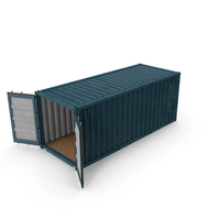 Blue Container PNG & PSD Images