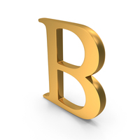 Gold Greek Letter Beta Icon PNG & PSD Images