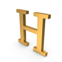 Gold Greek Letter Eta Icon PNG & PSD Images