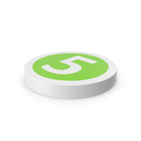 Number 5 Chip PNG & PSD Images