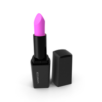 Ladies Square Lipstick Crimson Color PNG & PSD Images