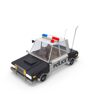 Cartoon Cop Car PNG & PSD Images