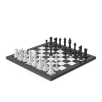 Black & White First Move Chess PNG & PSD Images