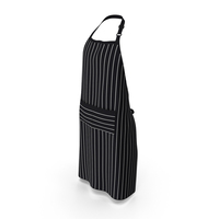 Men Striped Cooking Apron PNG & PSD Images