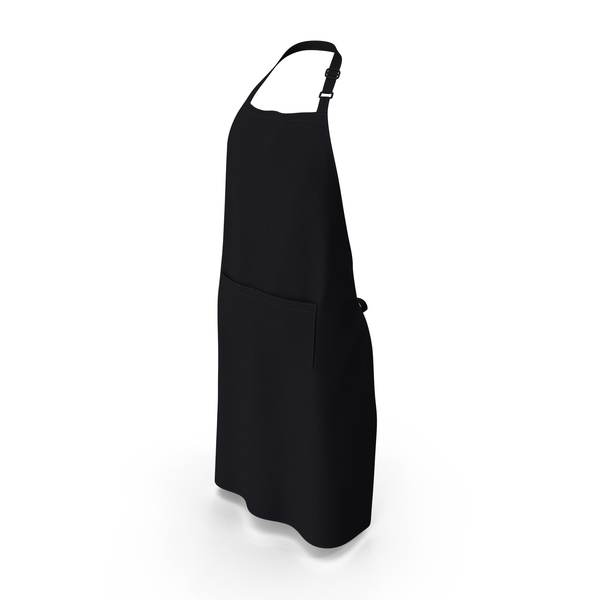 Men Cooking Apron Black PNG & PSD Images