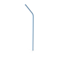 Blue & White Straw PNG & PSD Images