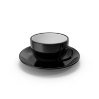 Simple Coffee Cup Empty Black PNG & PSD Images
