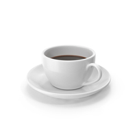 Simple Coffee Cup Filled Coffee White PNG & PSD Images