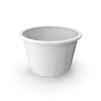 Small Paper Cups Single Empty Standing PNG & PSD Images