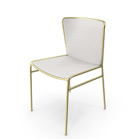 White And Brass Chair PNG & PSD Images
