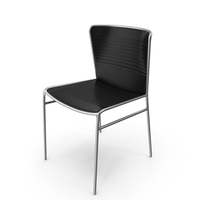 Black And Steel Chair PNG & PSD Images