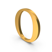 Gold Greek Letter Omicron Icon PNG & PSD Images