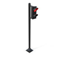Traffic Light Pole Pedestrian Red PNG & PSD Images