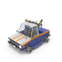 Cartoon Pickup Hover Transporter PNG & PSD Images