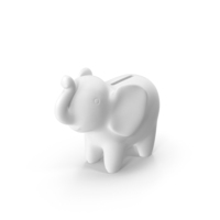 Elephant Bank Clay PNG & PSD Images