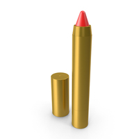 Lipstick Crayon Gold PNG & PSD Images