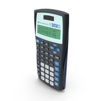 Scientific Calculator Black Switched On PNG & PSD Images