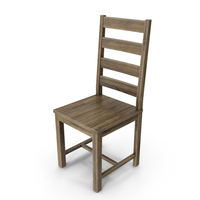 Wood Garden Dining Chair Oak PNG & PSD Images