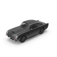 Vintage Race Car Black PNG & PSD Images