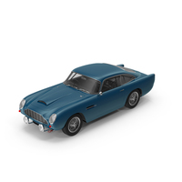 Vintage Race Car Blue PNG & PSD Images