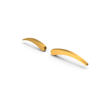 Eye Brows Icon Gold PNG & PSD Images
