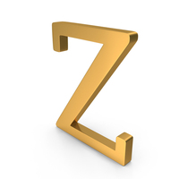 Greek Letter Zeta Icon Gold PNG & PSD Images