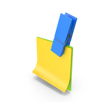 Blue Clothespin PNG & PSD Images