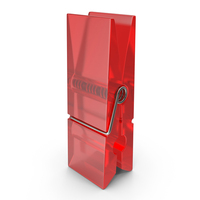 Red Clothespin PNG & PSD Images