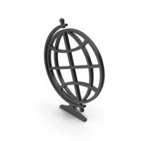 Black Globe Icon PNG & PSD Images