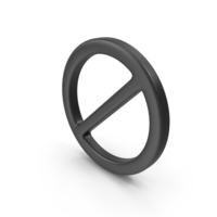 Black Forbidden Symbol PNG & PSD Images