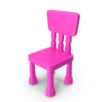 Pink Children Chair PNG & PSD Images