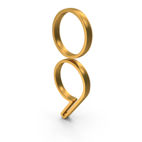 Out Line Semicolon Icon Gold PNG & PSD Images