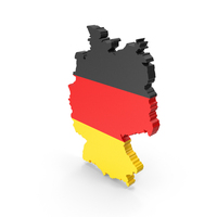 Germany Map Flag Colours PNG & PSD Images