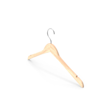 Wooden Clothes Hanger Color PNG & PSD Images