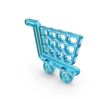 Glass Shopping Cart Symbol PNG & PSD Images
