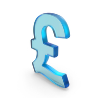 Pound Currency Symbol Glass PNG & PSD Images