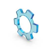 Settings Symbol Glass PNG & PSD Images