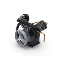 Air Compressor Pump Black PNG & PSD Images